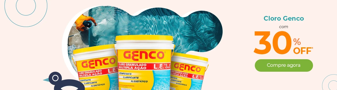 Cloro com 30% OFF