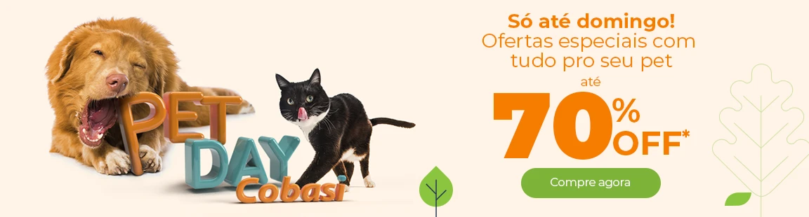 Pet Day até 70% off