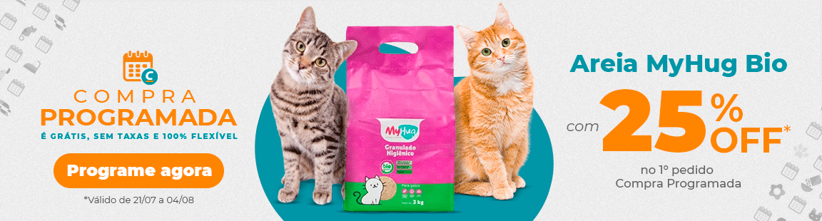 Areias MyHug Bio com 25% OFF 