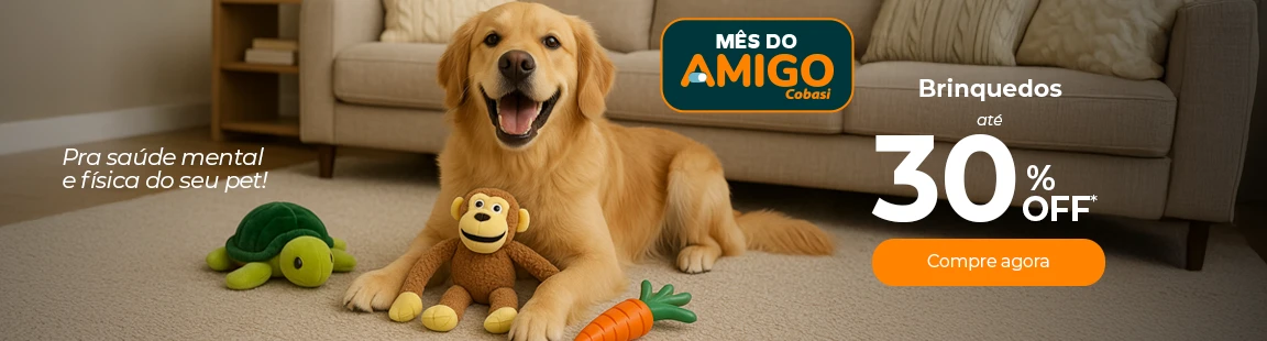 Brinquedos até 30% OFF